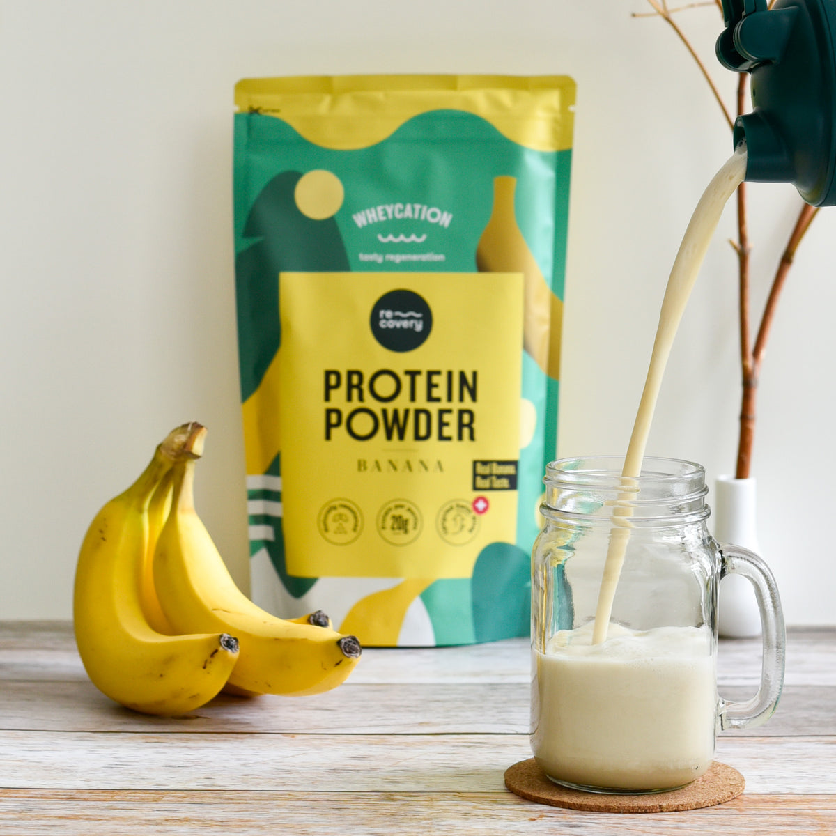 Whey Protein Powder Banana 520g