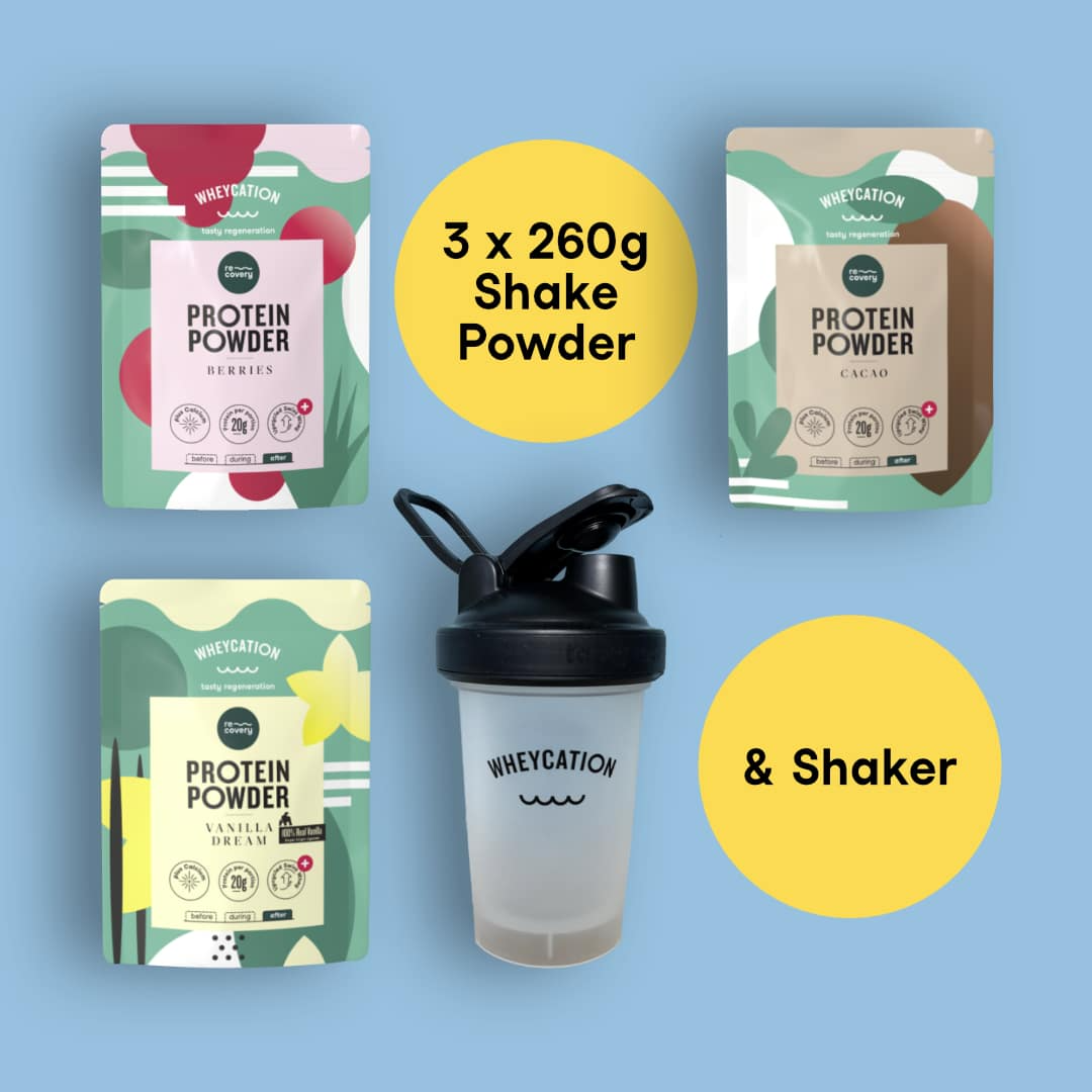 Starterset Protein 3x260g & Shaker