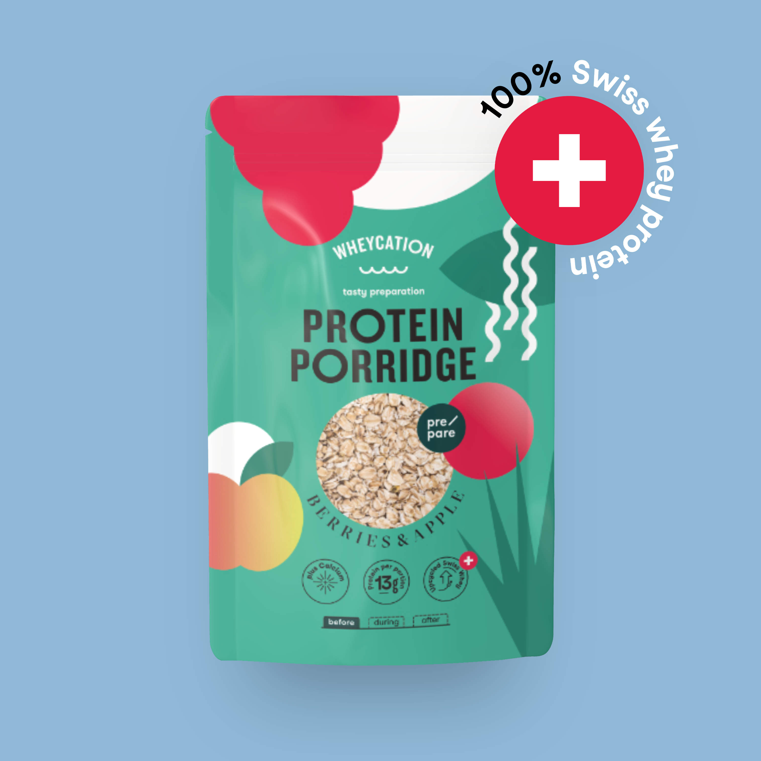 Protein Porridge Berries & Apple 480g