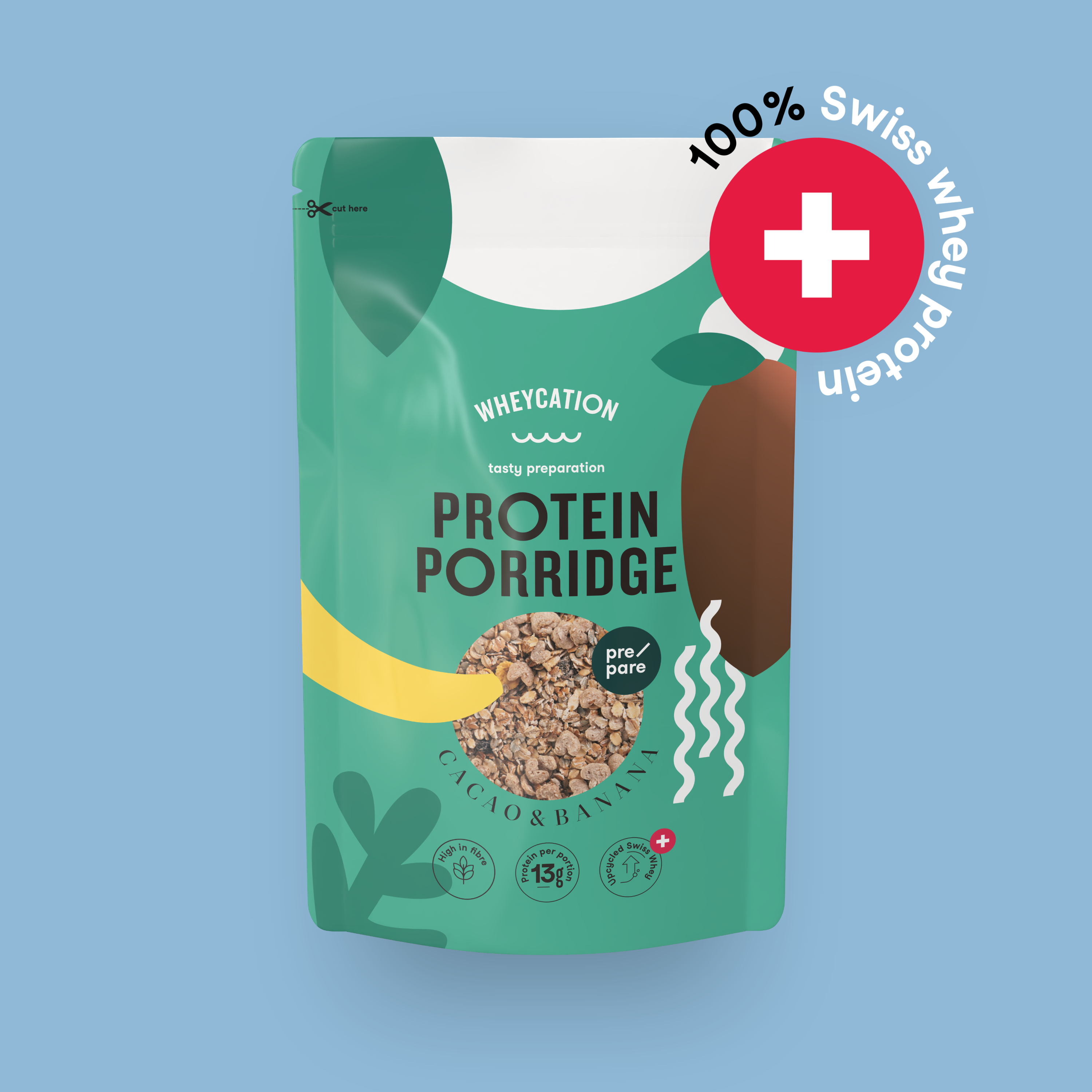 Whey Protein Porridge Cacao & Banana 480g