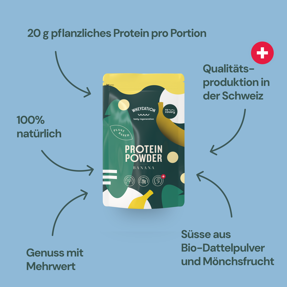 Plant-based Protein Powder Banana 330g