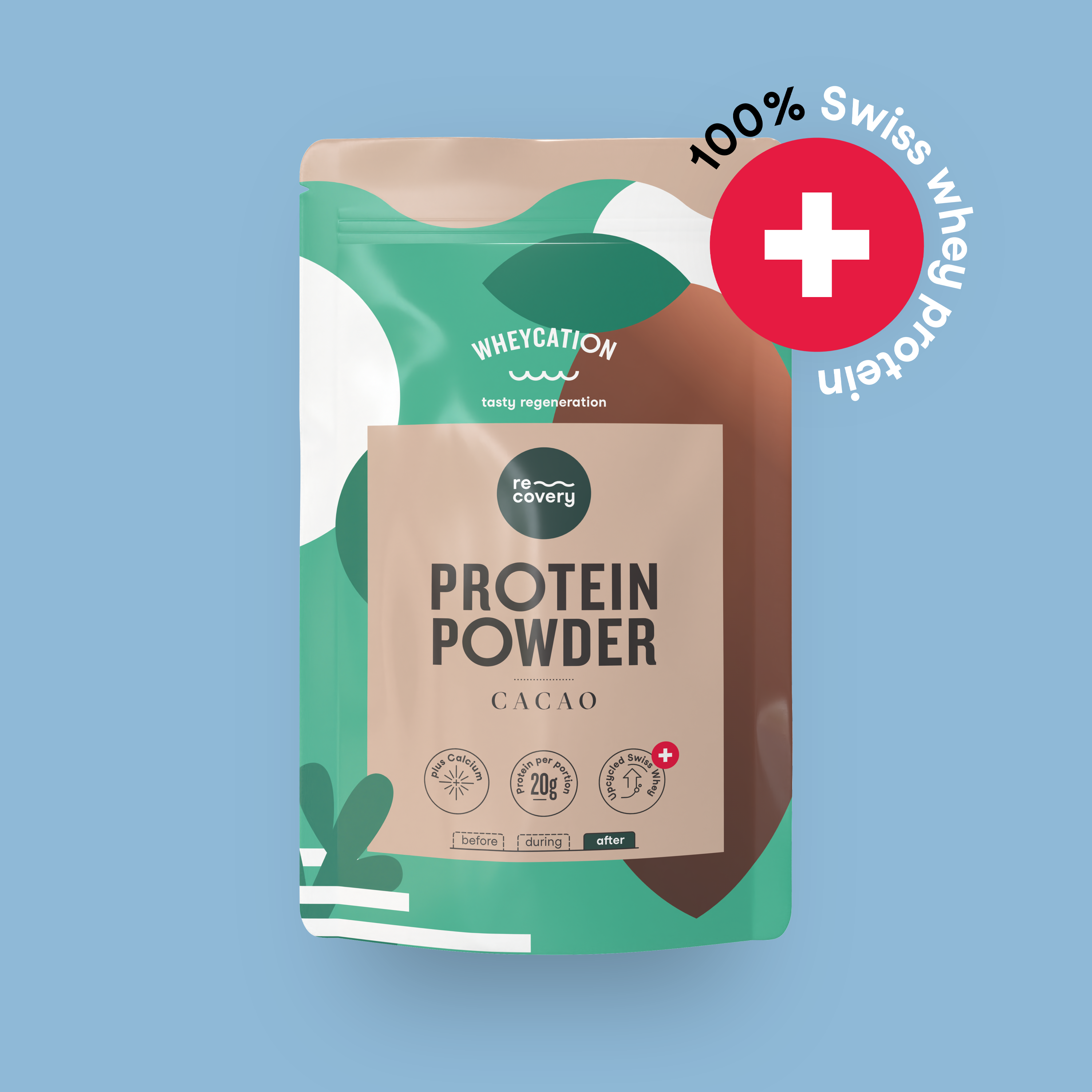 Wheycation Whey Protein Powder Cacao 520g Swiss Whey