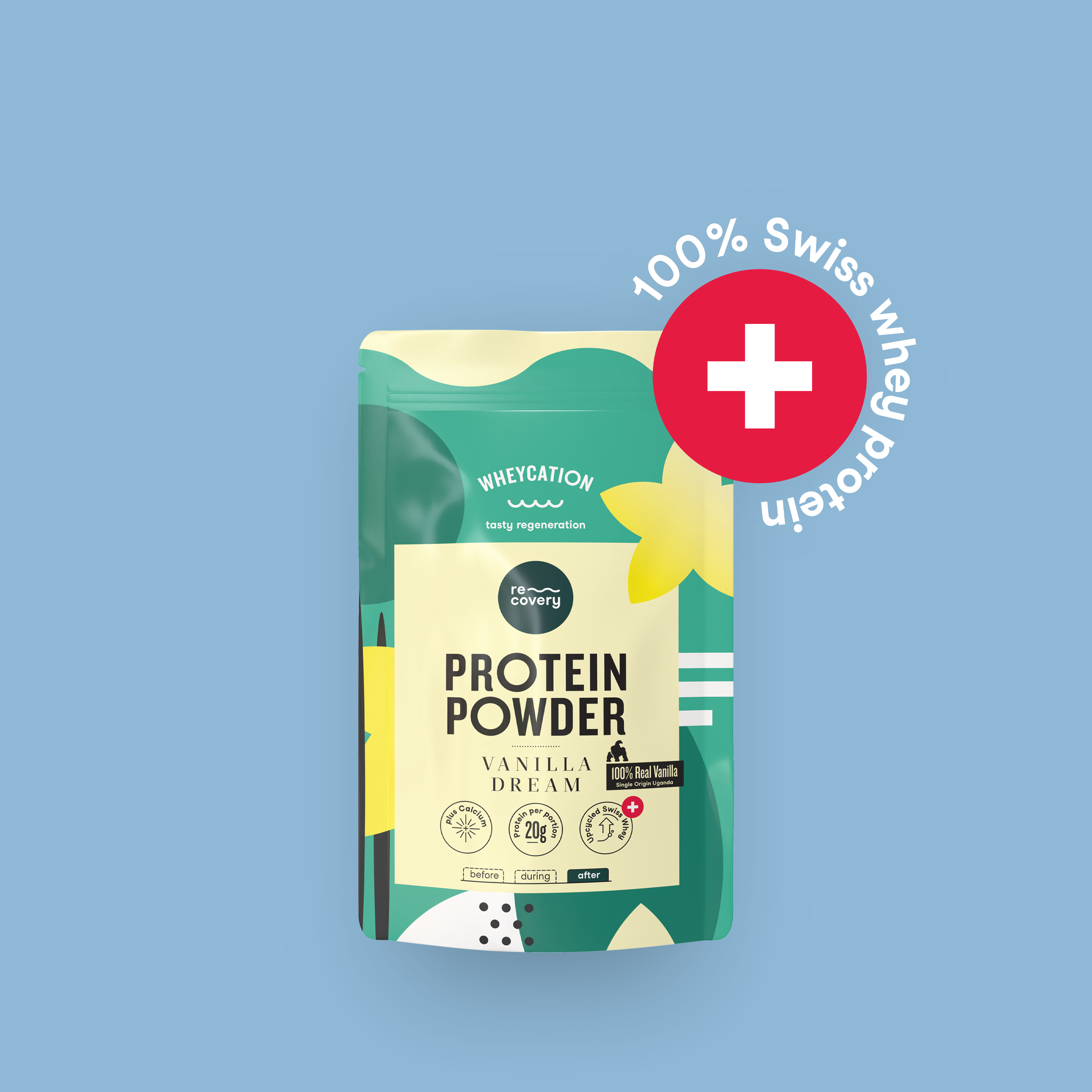 Wheycation Whey Protein Powder Vanilla Dream 260g Swiss Whey