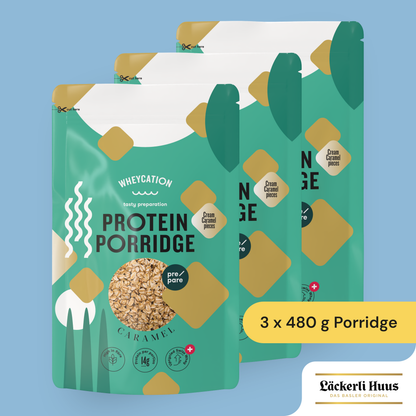 3x Whey Protein Porridge Caramel 480g