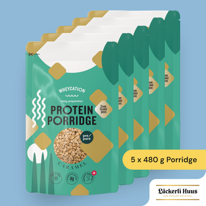 5x Whey Protein Porridge Caramel 480g