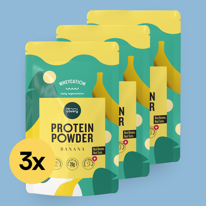3x Whey Protein Powder Banana 520g