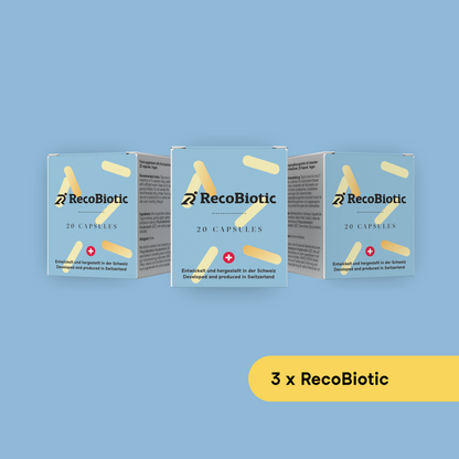 3x RecoBiotic Probiotikum (60 Kapseln)