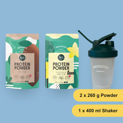 Starterset Protein 2x260g & Shaker