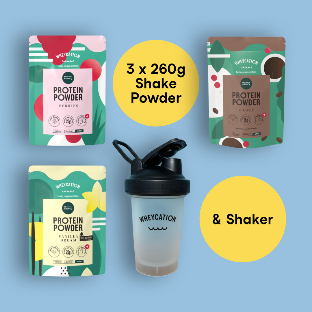 Starterset Protein 3x260g & Shaker