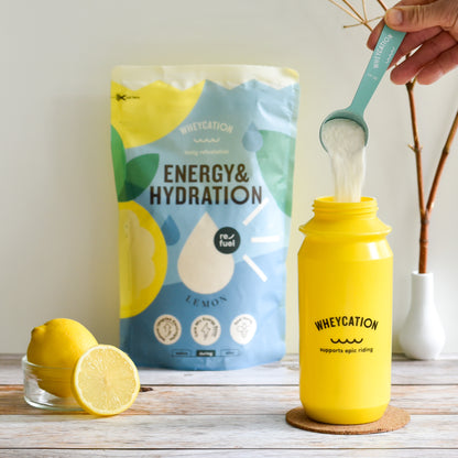 5x Isotonisches Energy & Hydration Sportgetränk Lemon 630g