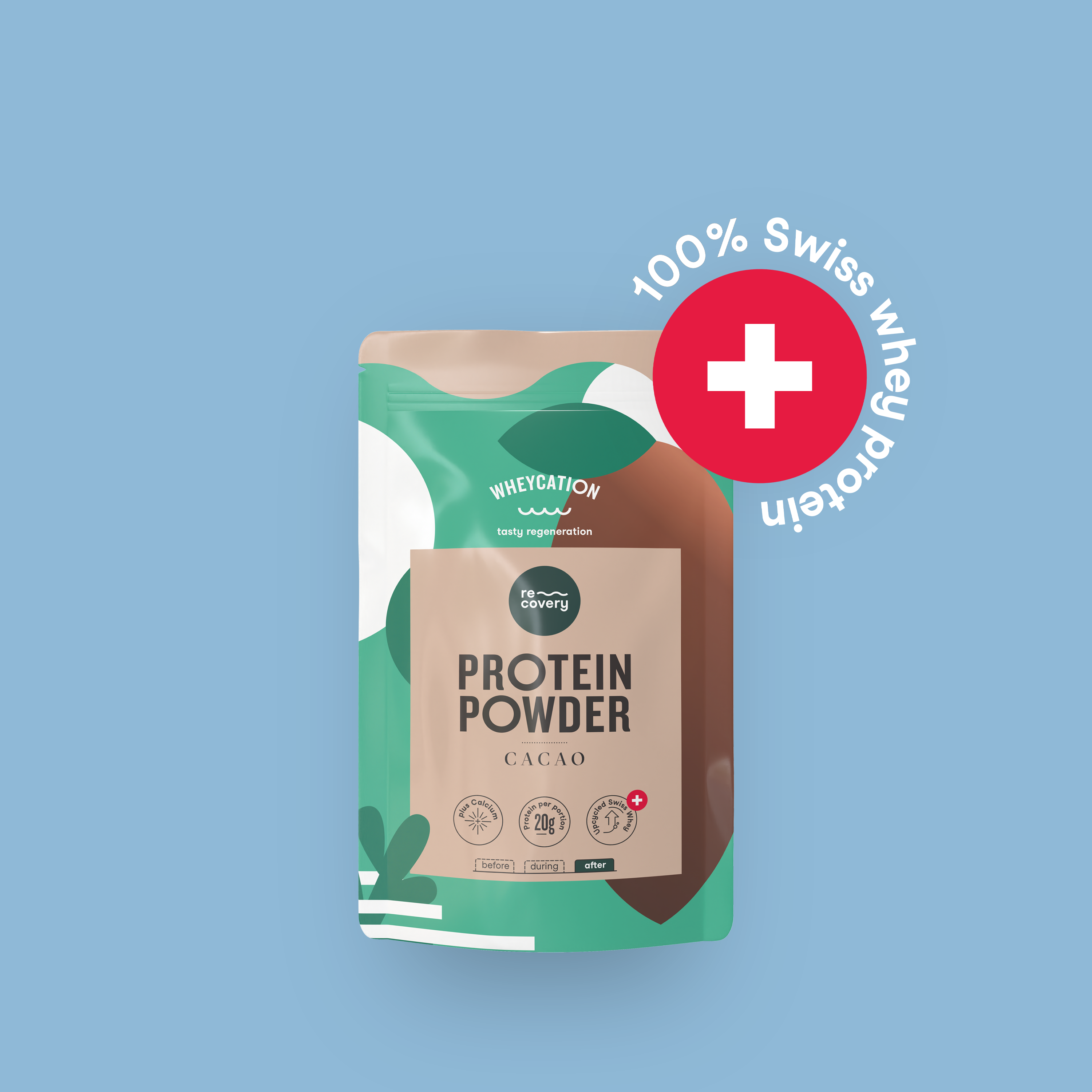 Wheycation Whey Protein Powder Cacao 260g Swiss Whey