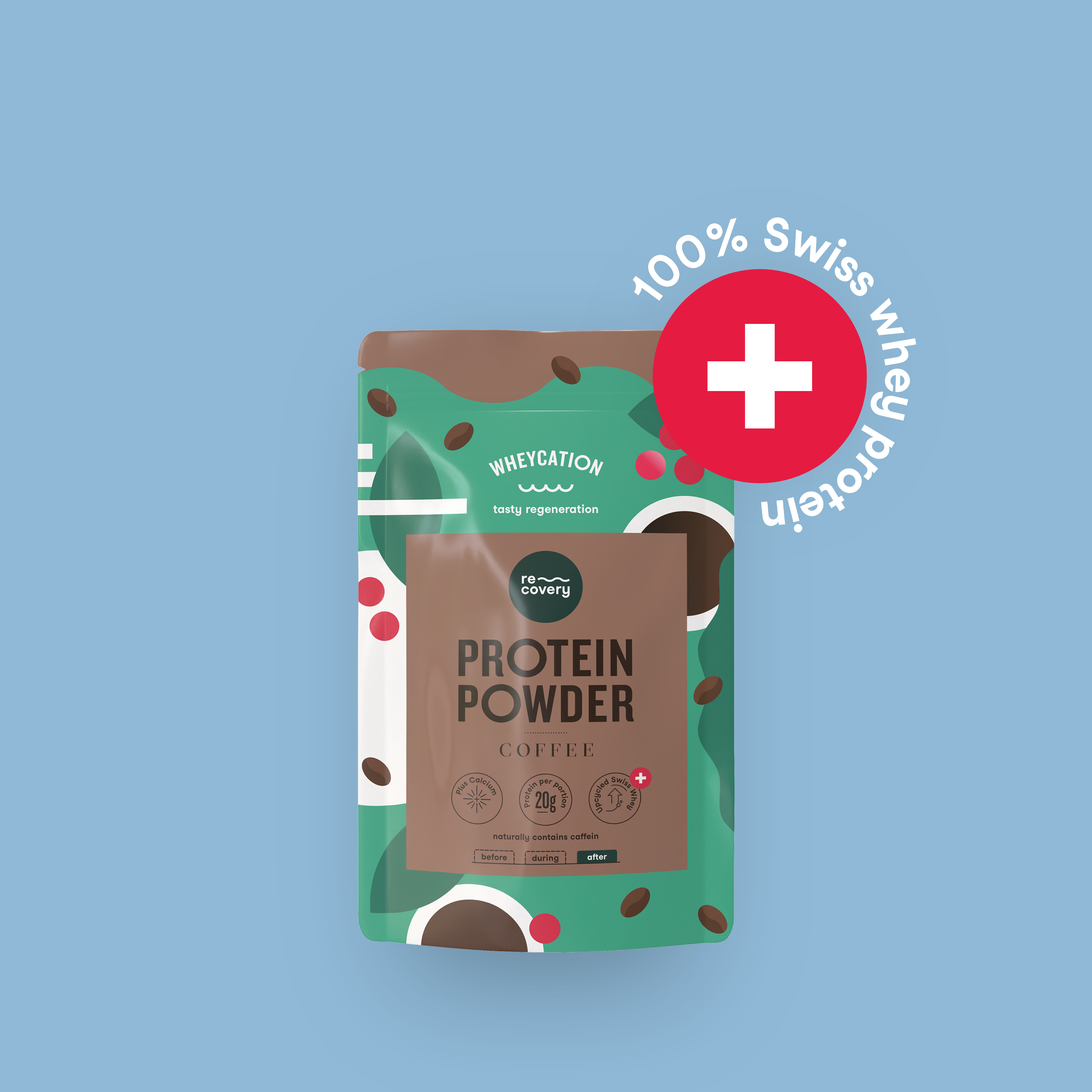 Wheycation Whey Protein Powder Coffee 260g Swiss Whey