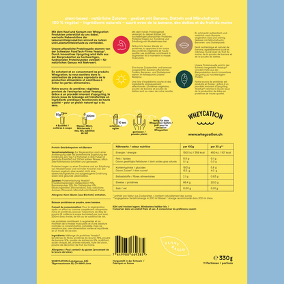 Plant-based Protein Powder Banana 330g